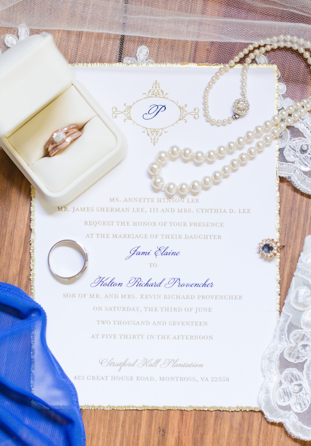  Historic Stratford Hall Plantation wedding, navy and gold, in the Northern Neck of Virginia 