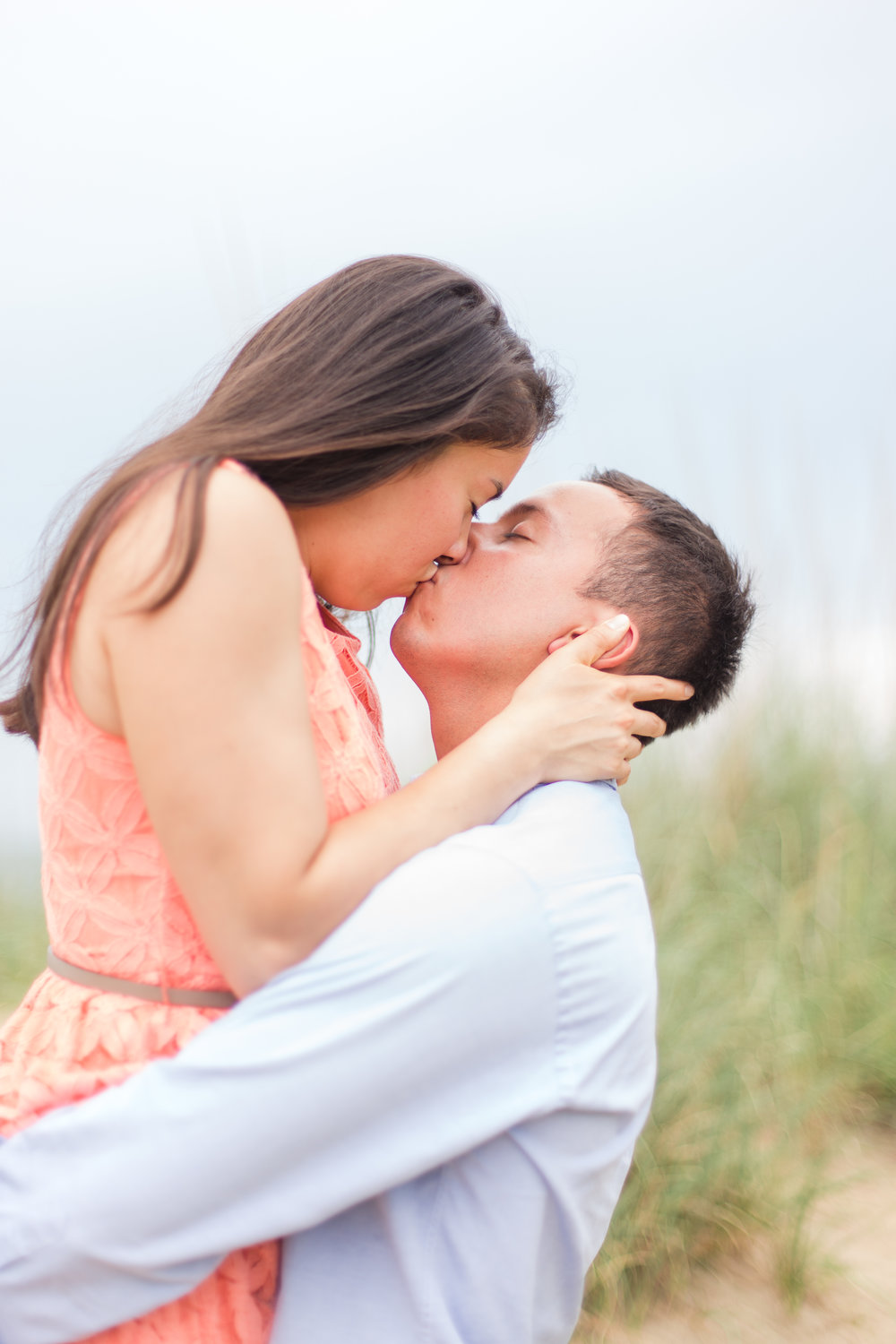 The notebook style kiss. Beloved portrait lifestyle session 