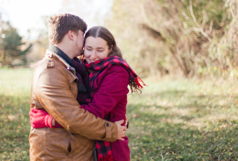  Winter engagement session, red, Christmas! 